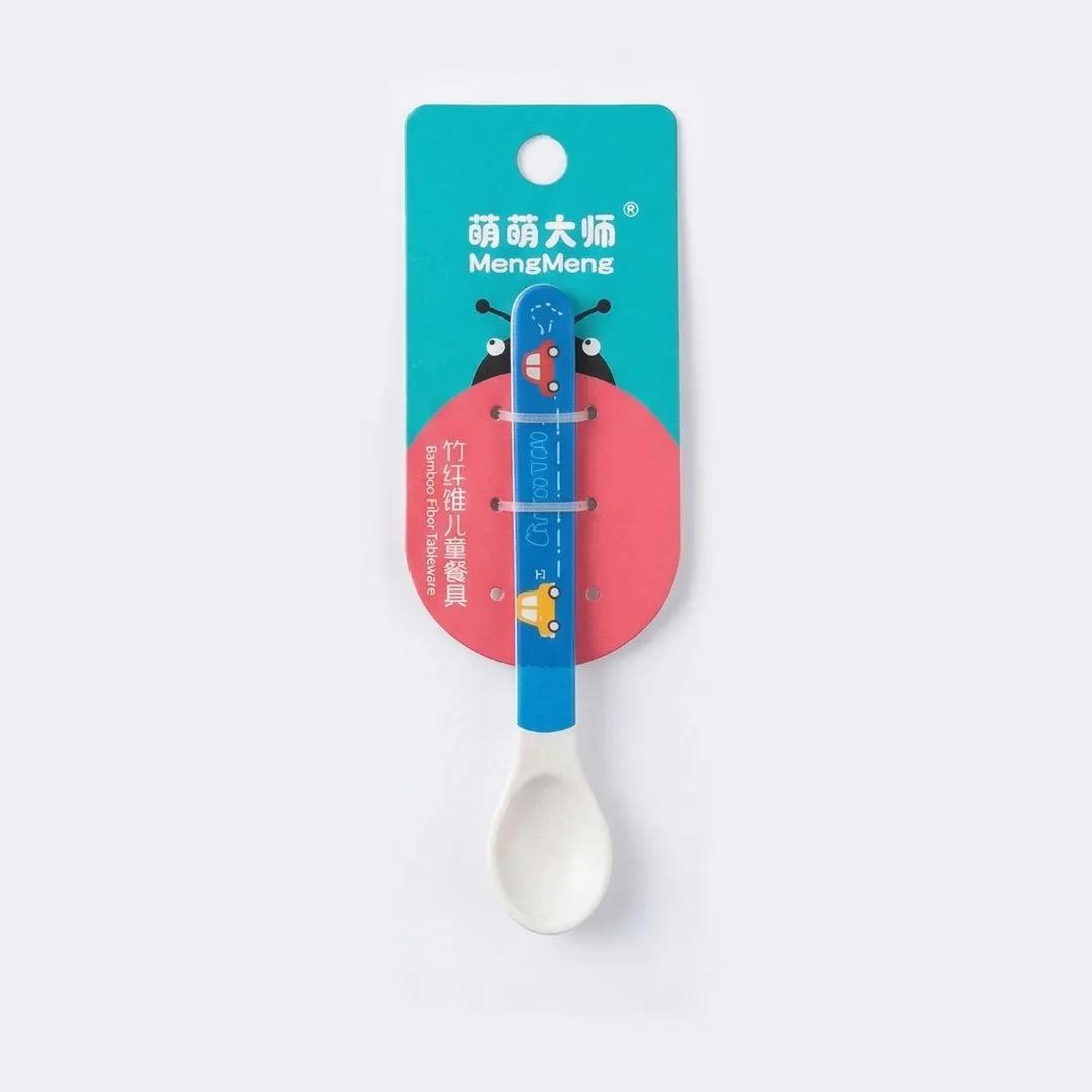 Cuillère en bambou pour enfants, idéale pour les repas