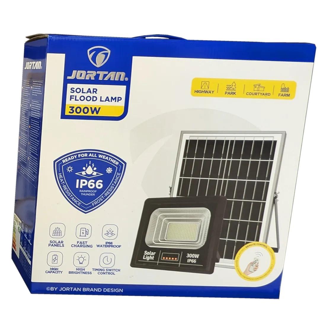 Lampe Solaire Jortan 300W - Éclairez votre extérieur!