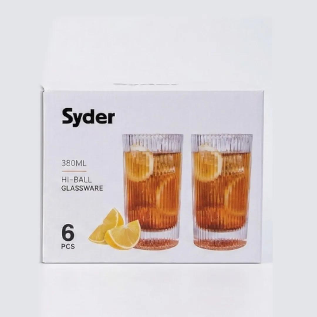 Verres Hi-Ball Syder, lot de 6 pièces