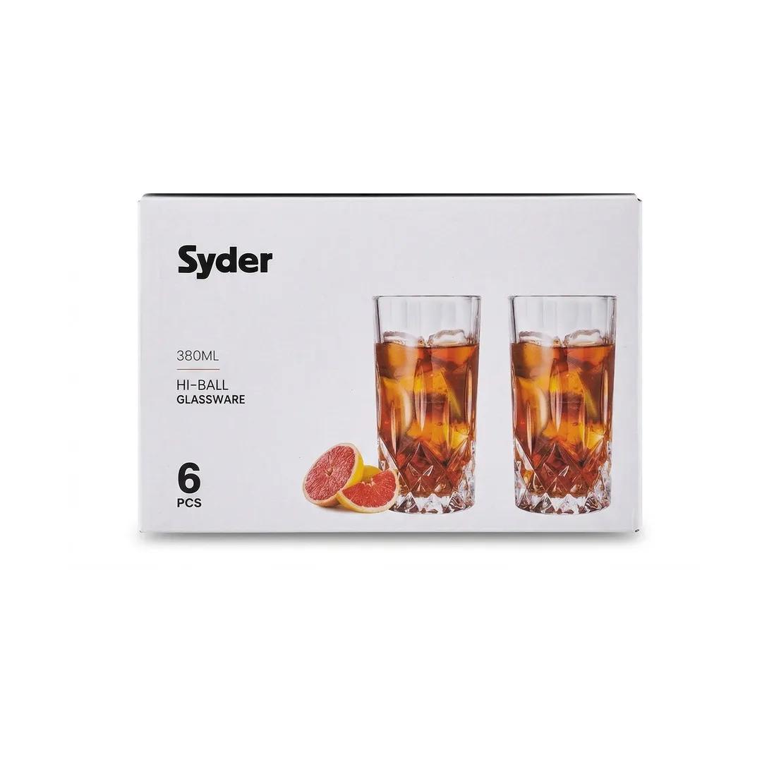 Verres Hi-Ball en verre, pack de 6