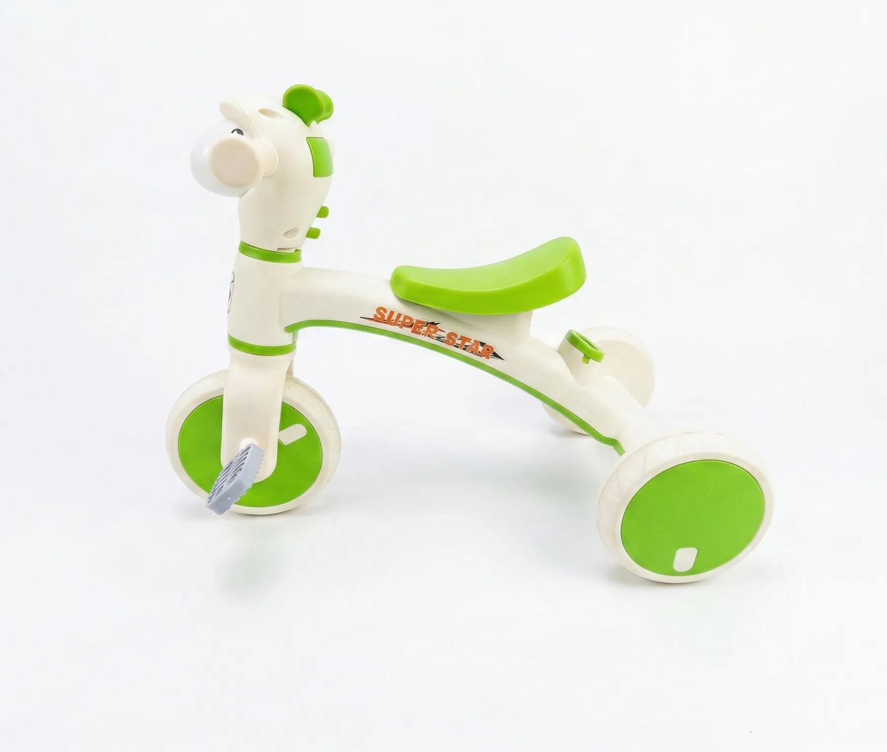 Tricycle Super Star Vert pour Enfants
